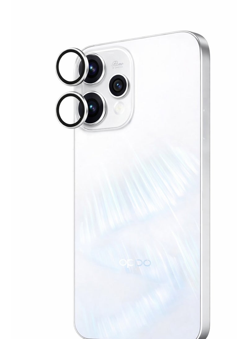 اسكرينة حماية عدسات كاميرا لهاتف   Reno 15  – حلقات أنيقة ومتينة لحماية كاميرا هاتفك من الصدمات والخدوش اليومية - Image 1