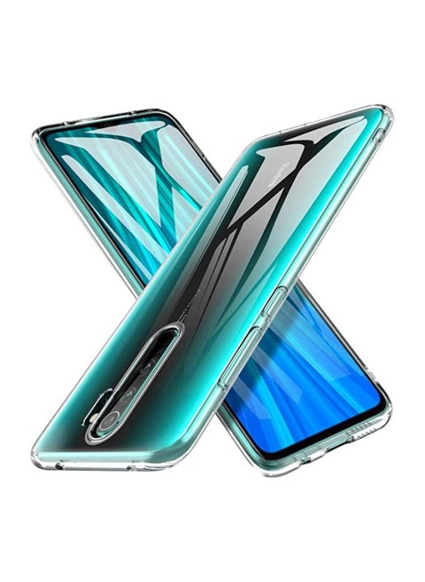 جراب لهاتف Xiaomi Redmi Note 8 Pro غطاء شفاف من البولي يوريثان الناعم ورفيع للغاية ومضاد للانزلاق ومقاوم للخدش Note 8 Pro شفاف