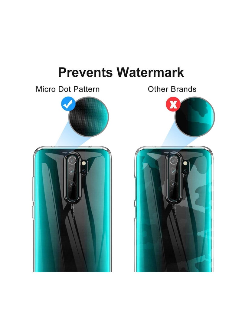 ماركة غير محددة - جراب لهاتف Xiaomi Redmi Note 8 Pro غطاء شفاف من البولي يوريثان الناعم ورفيع للغاية ومضاد للانزلاق ومقاوم للخدش Note 8 Pro شفاف - Image 1