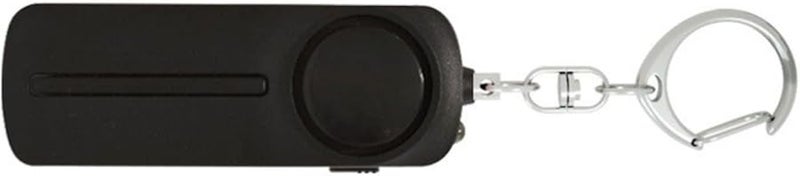 سلسلة مفاتيح سوداء للنساء مع إنذار 130 ديسيبل جهاز تنبيه أمني شخصي عالي الصوت - Image 2