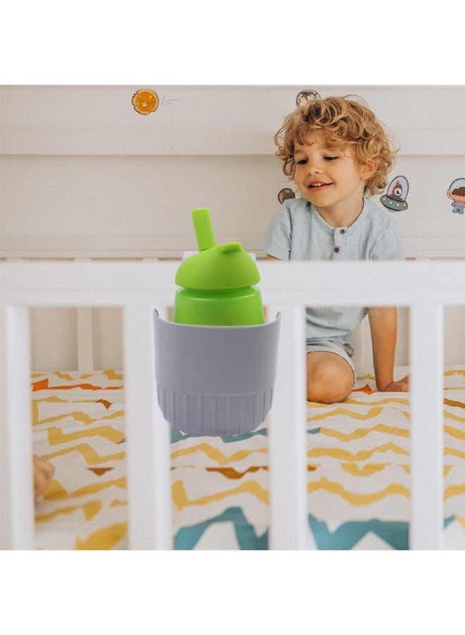 WedFeir Car Seat Cup Holder, Easy To Clean Child Cup Holder, Sturdy And Durable Baby Stroller Cup Holder, Easy To Install Automotive Drink Holder, (1pc, Grey) - Image 4