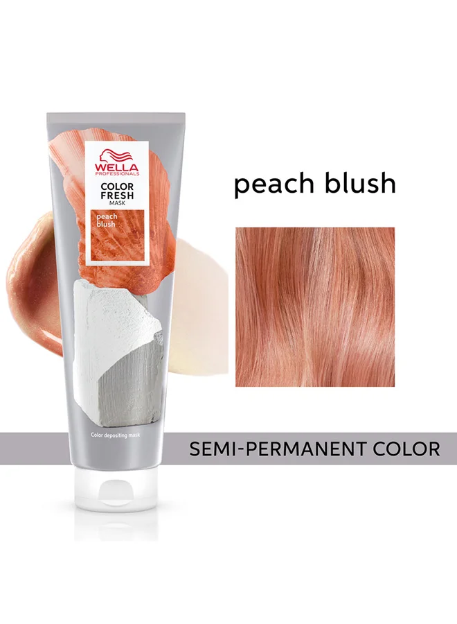 Wella Professionals Color Fresh Mask Shade Peach Hair Color 150Ml