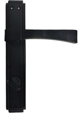Eym Hira Babil Matte Black Door Handle WC  - Image 2
