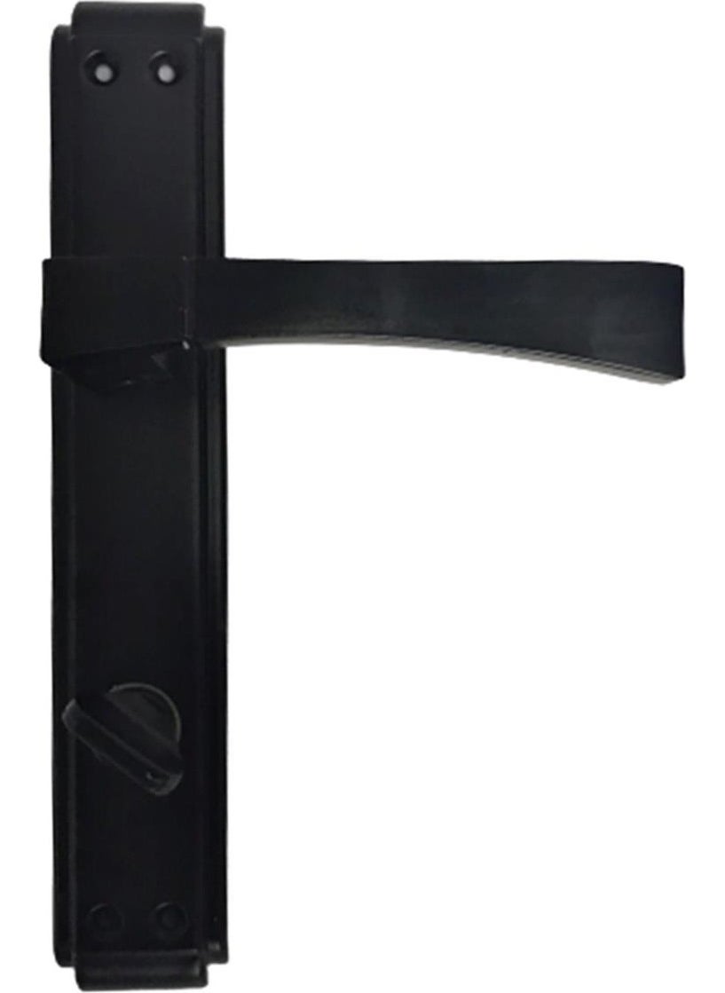 Eym - Hira Babil Matte Black Door Handle WC - Image 1