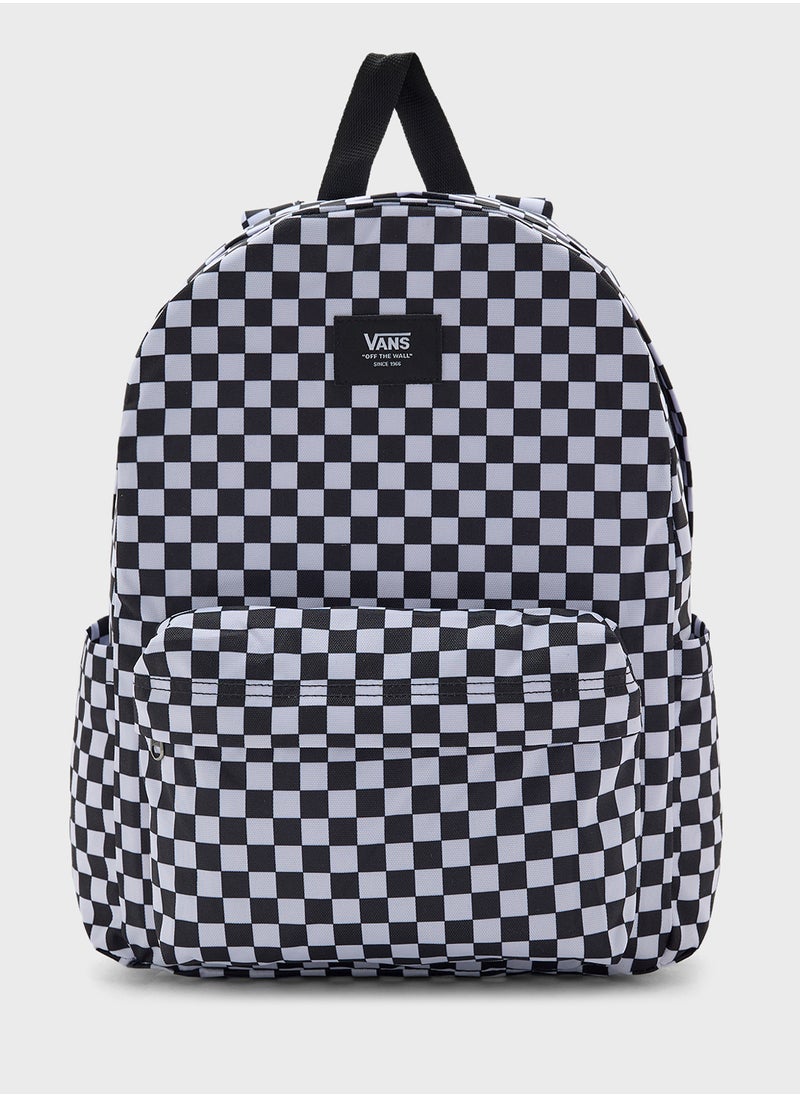 VANS Old Skool Grom Check Backpack  - Image 1