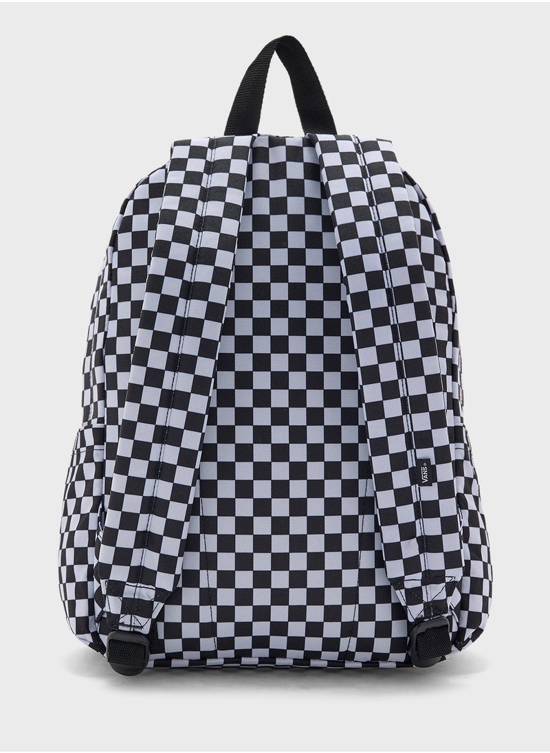VANS Old Skool Grom Check Backpack  - Image 2