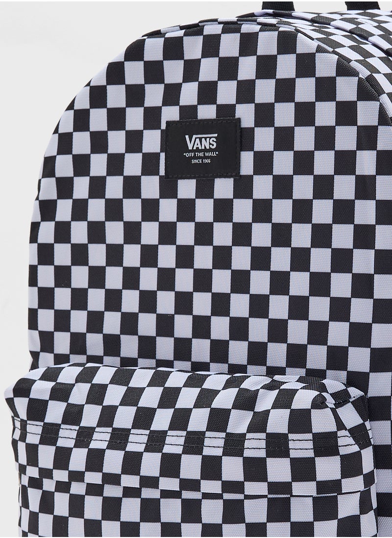 VANS Old Skool Grom Check Backpack  - Image 4