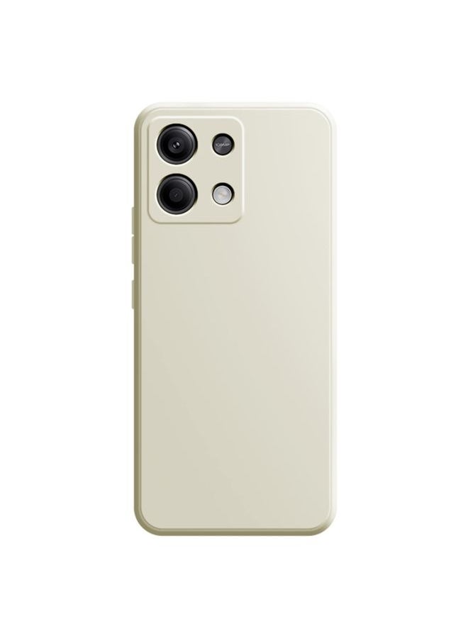 HuHa Case Cover For Xiaomi Redmi Note 13 Pro 5G Imitation Liquid Silicone Phone Case White 