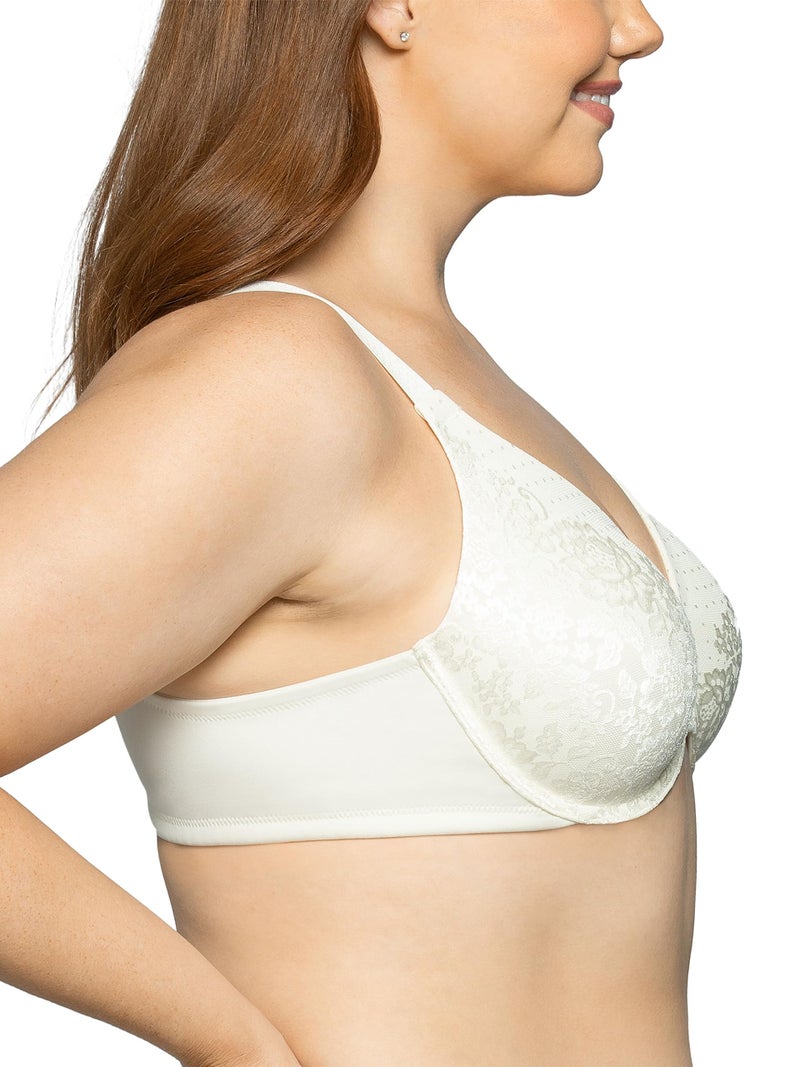 Vanity Fair womens Beauty Back Smoothing (36c - 42h) Minimizer Bra, White Coconut Lace, 38D US - Image 2