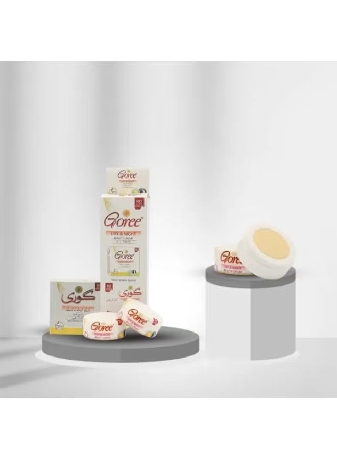 Goree Day & Night Whitening Cream Oil-Free Fairness Moisturizer - 6x30g - Image 3