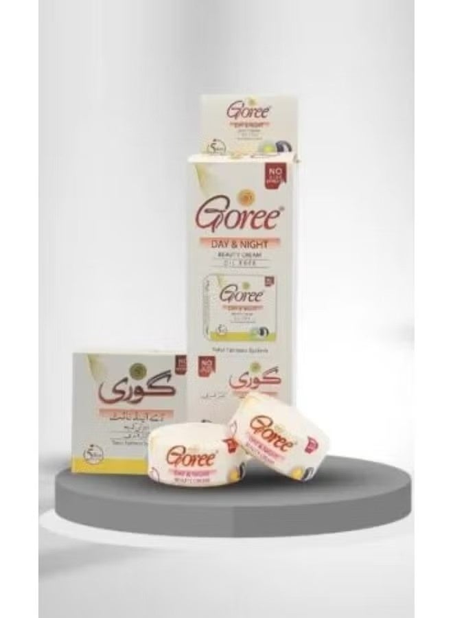 Goree Day & Night Whitening Cream Oil-Free Fairness Moisturizer - 6x30g - Image 1