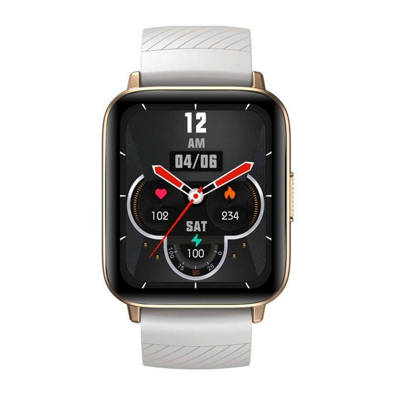 Zeblaze Smart Watch: Gold, Health Monitor - Fitness Tracker Wristwatch with Long-Lasting Battery Life for Men Women, Outdoor Sports, Home Use - Image 1