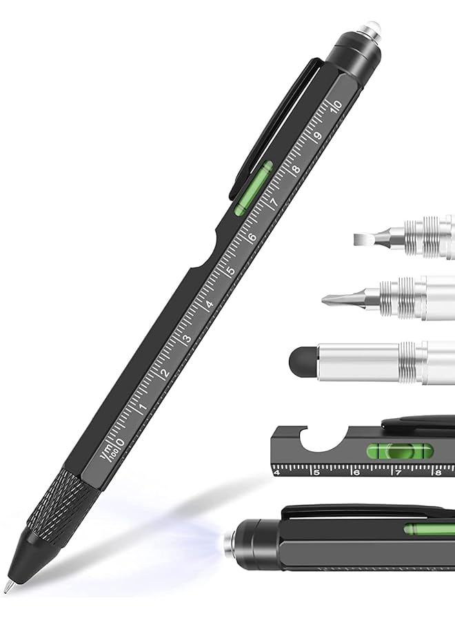 promass Stocking Stuffers Gifts for Men, 9 in 1 Multitool Pen, Cool Gadgets for Men, Gifts for Dad, Stocking Stuffers for Men, Unique Christmas Gifts for Men, Husband, Dad, Dad Gifts from Daughter - Image 1