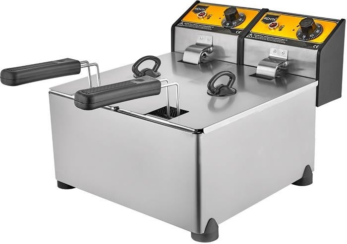 REMTA 3+3 Lt Double Electric Fryer  - Image 2