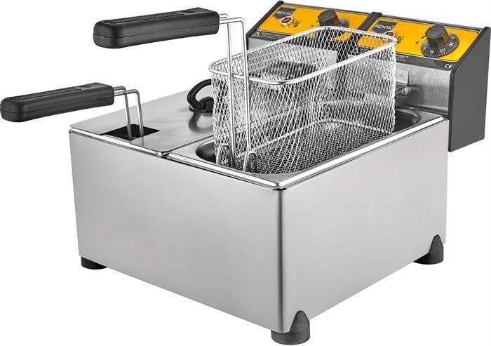 REMTA 3+3 Lt Double Electric Fryer  - Image 1