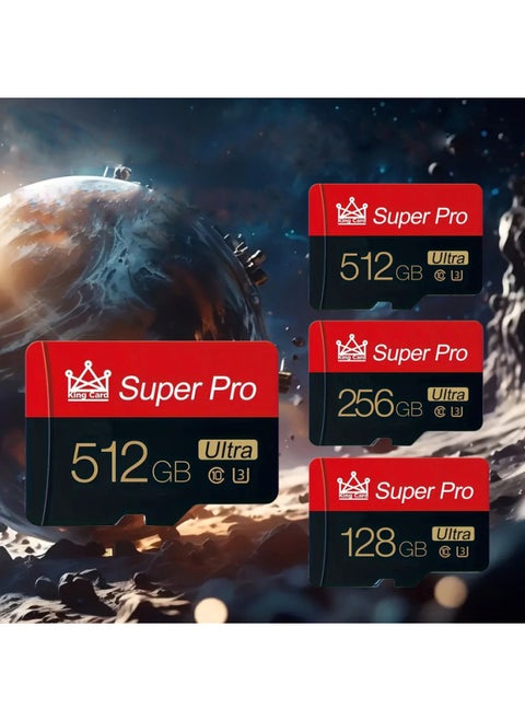 Memory Card 512GB Memory Card 256GB TF Card Mobile Phone 128G Camera Monitoring Visual Driving Recorder TF-Capacity:256GB