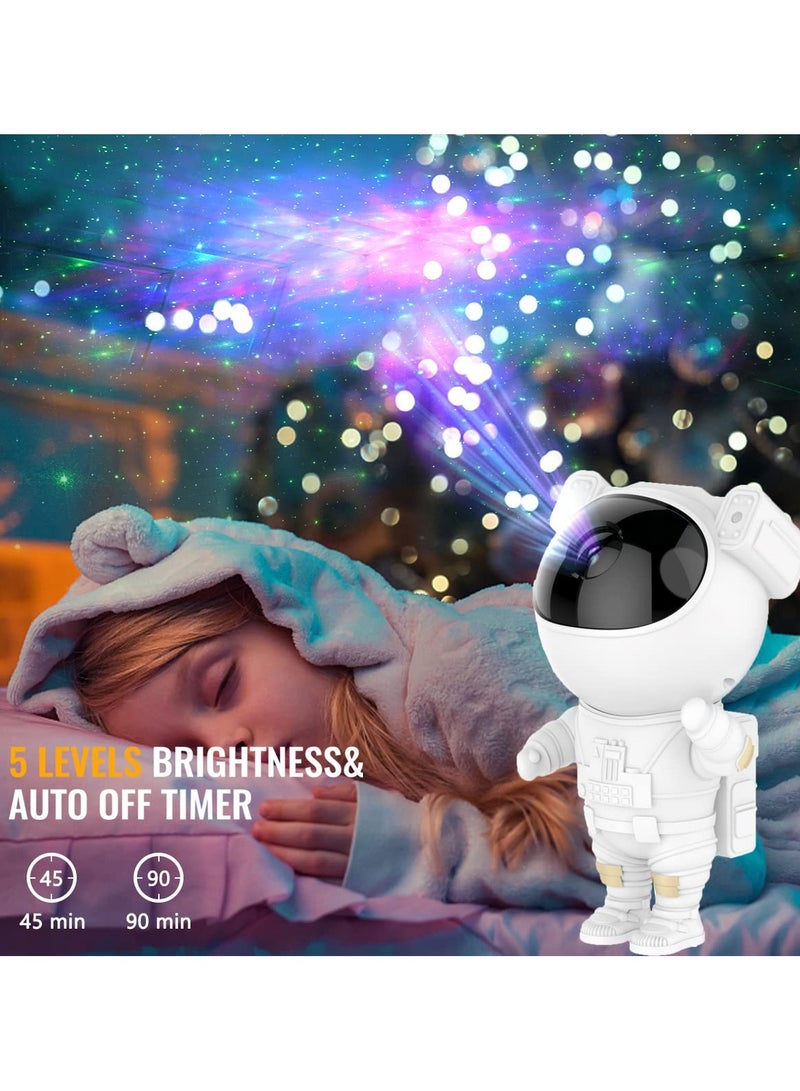 فلوشرينيك مصباح ليلي على شكل مجرة من Starry Sky Projector - مصباح LED على شكل سماء مرصعة بالنجوم وسديم الفضاء مع مؤقت وجهاز تحكم عن بعد، ديكور جمالي لغرفة الأطفال، مناسب لأعياد الميلاد والمناسبات الخاصة. - Image 3