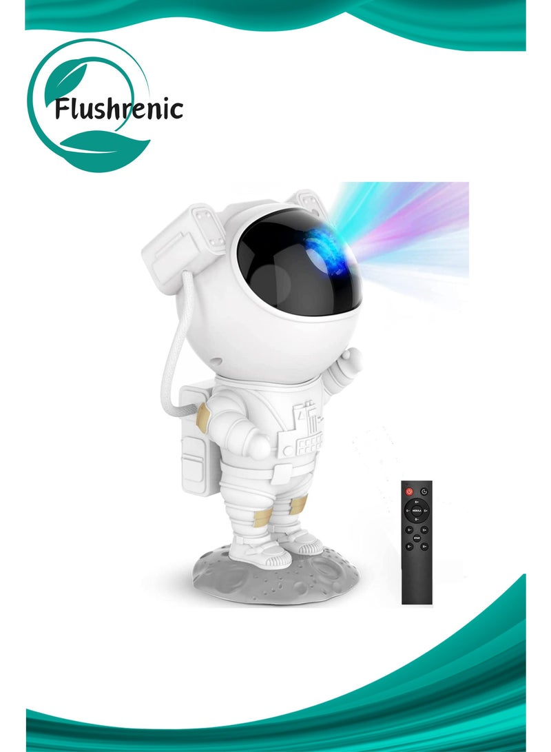 فلوشرينيك مصباح ليلي على شكل مجرة من Starry Sky Projector - مصباح LED على شكل سماء مرصعة بالنجوم وسديم الفضاء مع مؤقت وجهاز تحكم عن بعد، ديكور جمالي لغرفة الأطفال، مناسب لأعياد الميلاد والمناسبات الخاصة. - Image 1