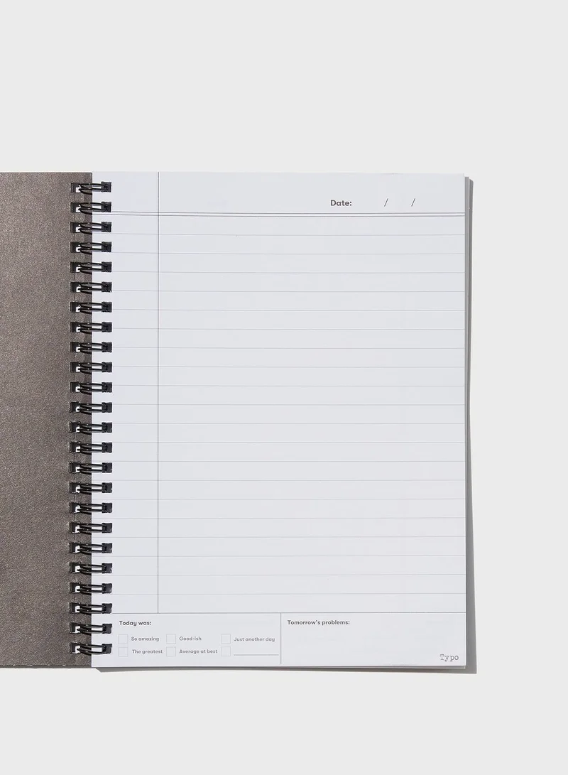 Typo Harry Potter Hogwarts A5 Spinout Recycled Notebook