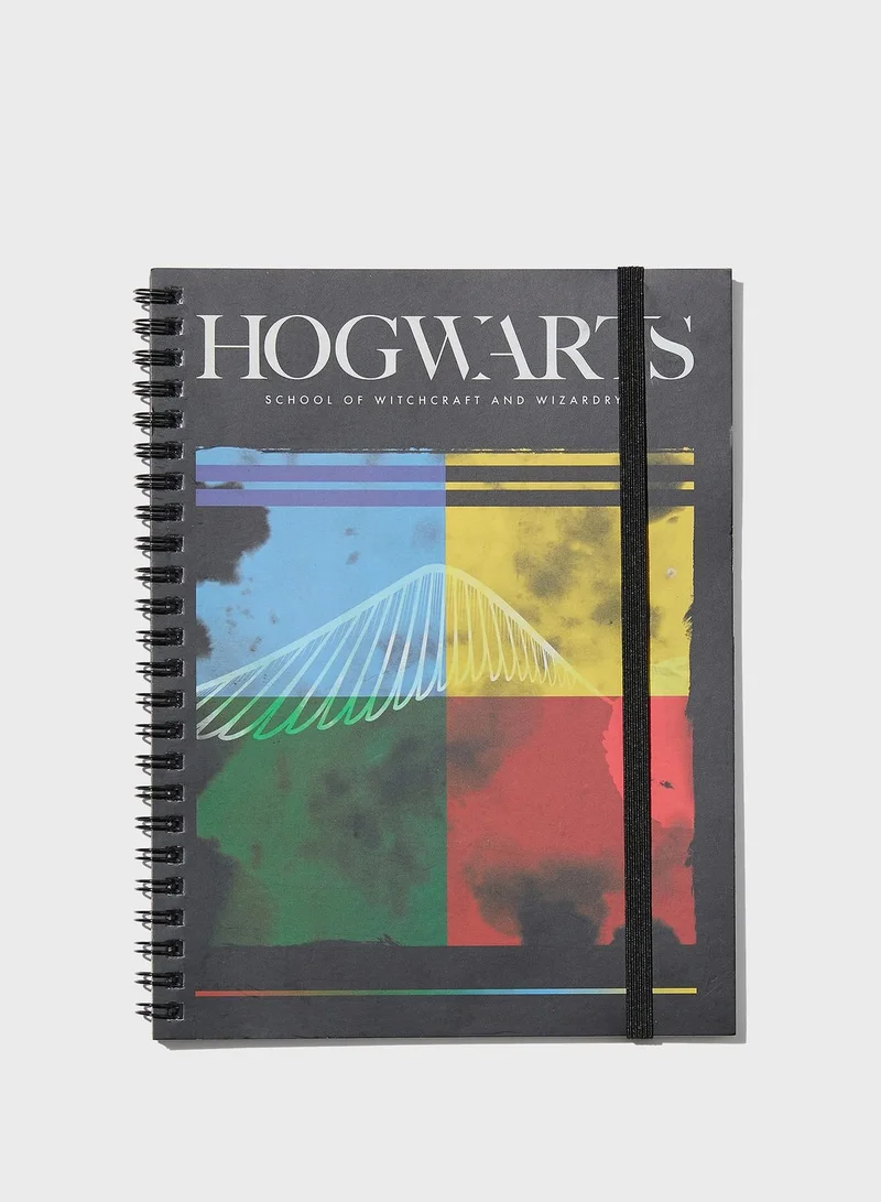 Typo Harry Potter Hogwarts A5 Spinout Recycled Notebook