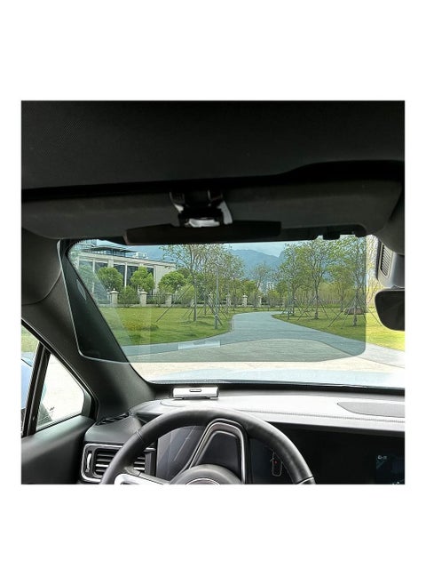 HD Visor, Sunshade Extender for Car, Sun Visor Extender, 72.5% Strong Light Blocking Rate, Anti-Glare Car Visor Protect, for Windshield, from Sun Glare, Snow Blindness and UV Rays, Universal Fit