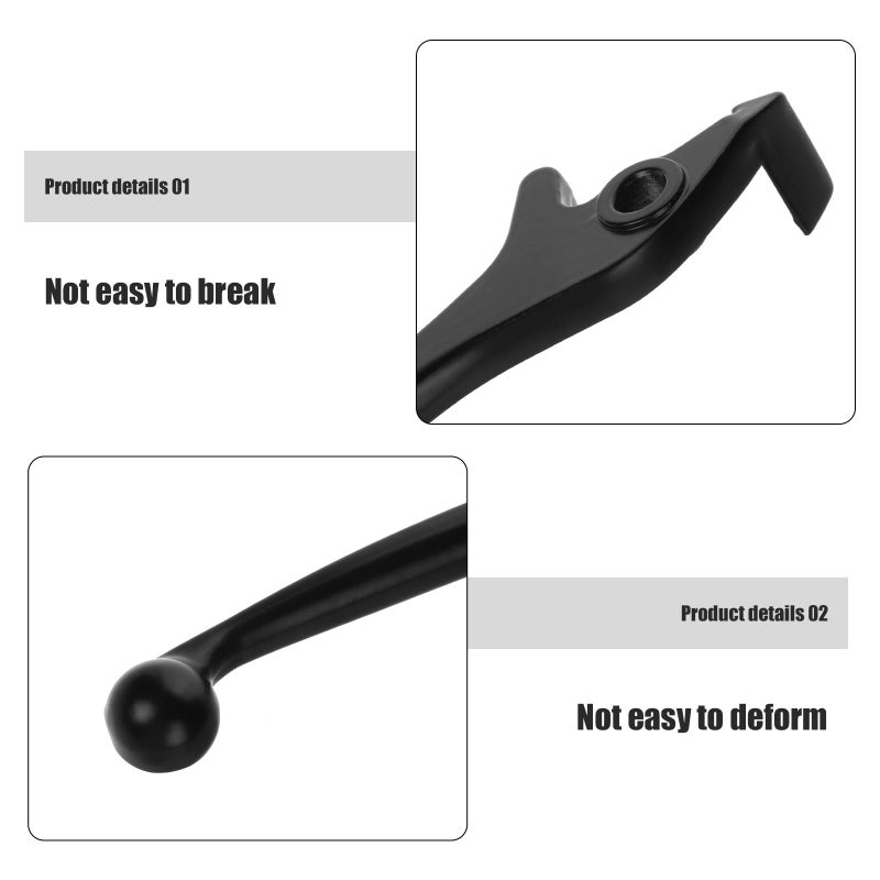 Black Hydraulic Brake Lever Replacement for 50cc 250cc ATV Dirt Pit Bike - Image 4