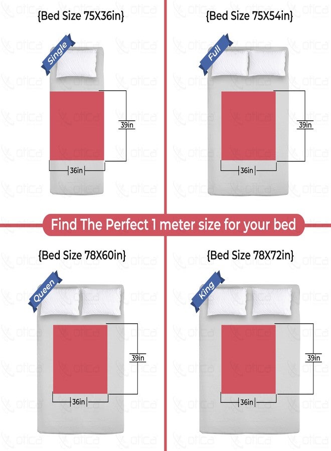 OTICA Mackintosh Waterproof Rubber Bed Sheet (1 Meter) - Reusable Dry Oilcloth Protector for Adults (Elderly Incontinence) & Babies (Bedwetting) | Bed Protector Mat for Hospital & Home Use - Image 3