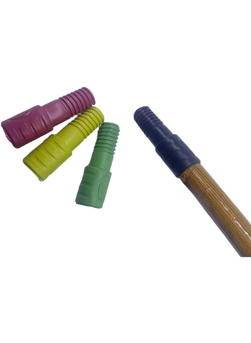 موصل مقابض مكانس بلاستيكي – طقم 3 قطع لتثبيت آمن ومستقر للمكانس، سهل التركيب، متعدد الألوان، قطعة بديلة قوية لأدوات تنظيف المنزل - Image 5