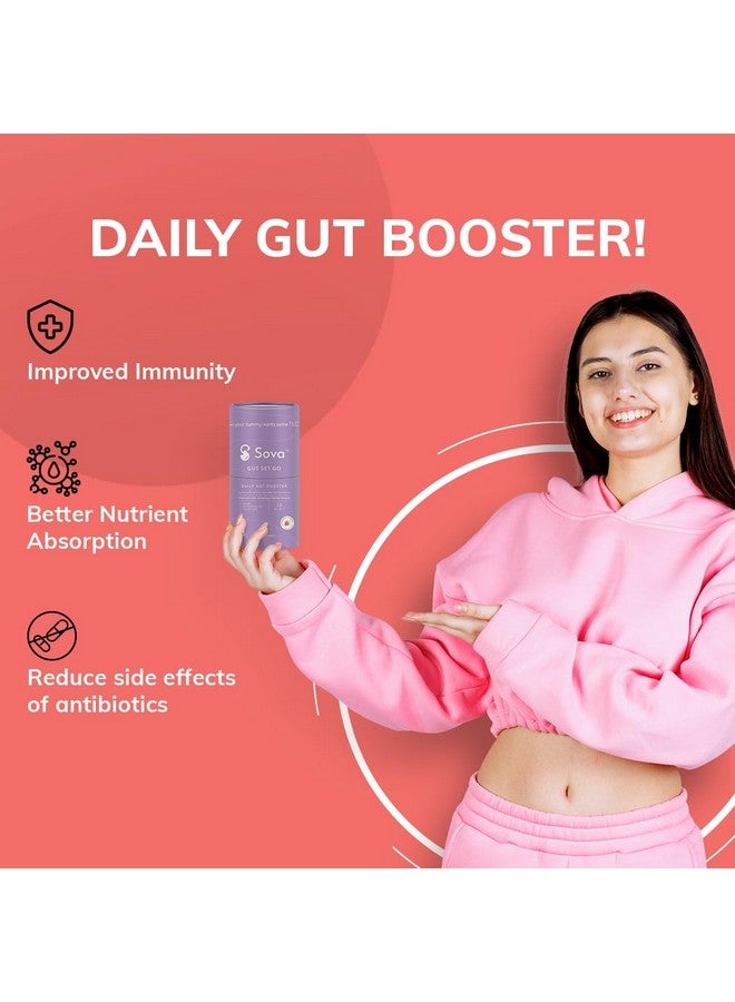 سوفا البروبيوتيك لصحة الأمعاء من أجل توازن ميكروبيوم الأمعاء وتحسين المناعة والهضم وامتصاص العناصر الغذائية | بدون إضافة سكر | 15 مليار وحدة تشكيل مستعمرة | 15 كيسًا نباتيًا للرجال والنساء | مجموعة الأمعاء - Image 2