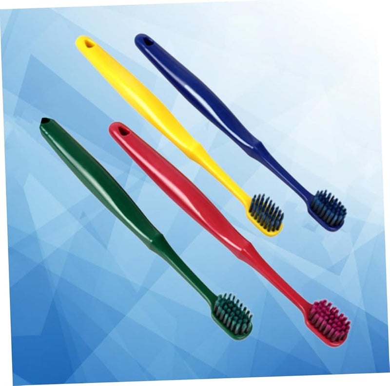 4 Pack Wide Head Soft Bristle Toothbrushes For Couples Oral Care Manual Toothbrush Set - Image 5