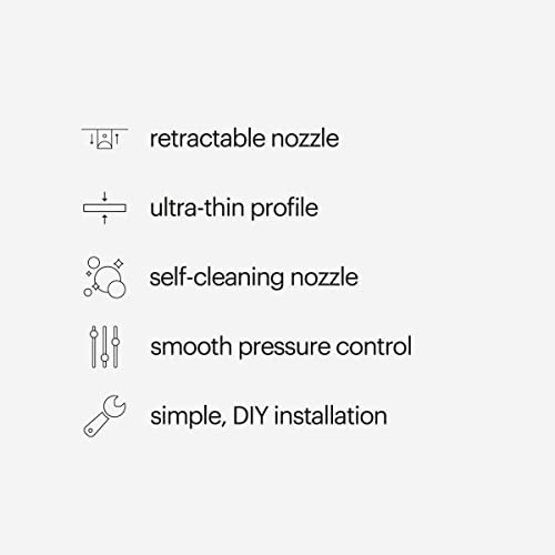 Brondell Bidet - Thinline SimpleSpa SS-150 Fresh Water Spray Non-Electric Bidet Toilet Attachment in White with Self Cleaning Nozzle - Image 3