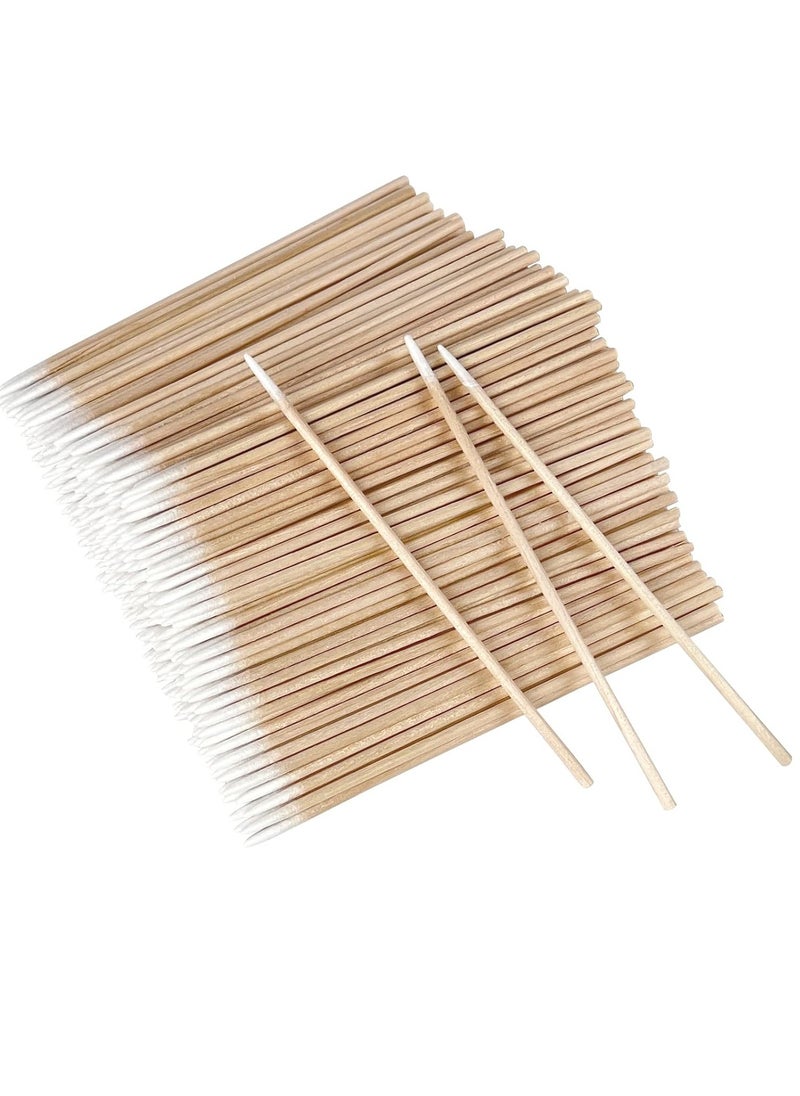 eyxformula - 600 Pcs Microblading Cotton Swabs, 4 Inch Pointed Cotton Swabs, Eyebrow Tattoo Permanent Supplies, Cotton Sticks Applicator For Correcting Makeup Mistakes, Cleaning Nail Polish, Craft - Image 1