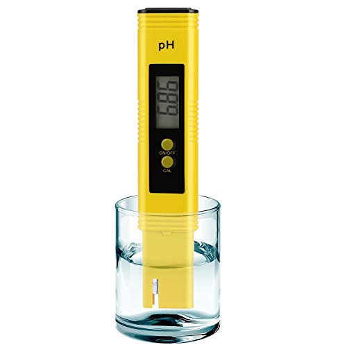 Ruolan PH Meter for Water Hydroponics Digital PH Tester Pen 0.01 High Accuracy Pocket Size with 0-14 PH Measurement Range for Household Drinking, Pool and Aquarium - Image 1