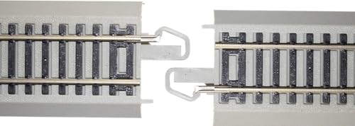 Bachmann Trains - Snap-Fit E-Z TRACK 28” RADIUS 18 DEGREE CURVED TRACK (5/card) - NICKEL SILVER Rail With Gray Roadbed - HO Scale - Image 4