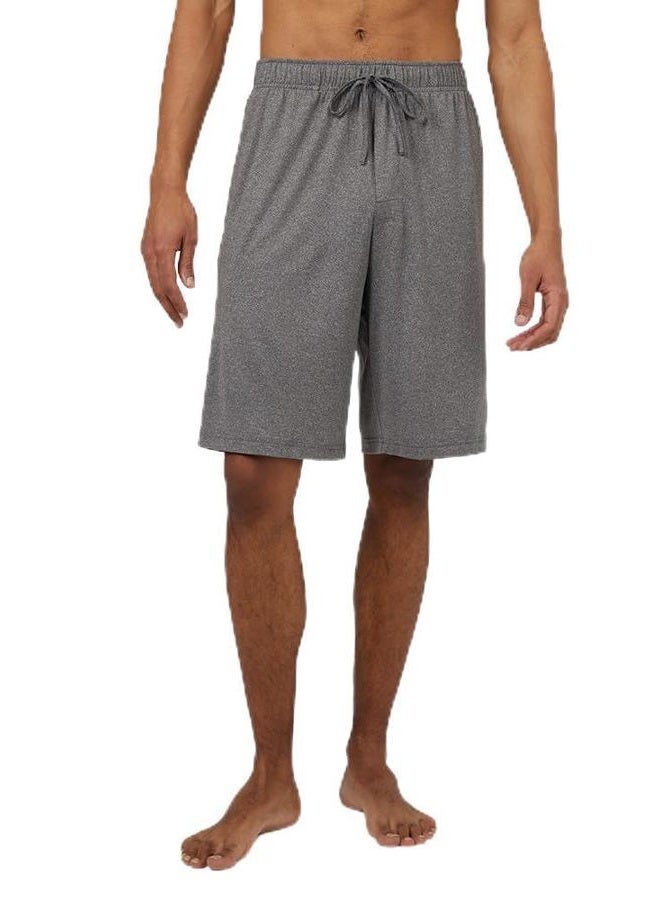 32 Degrees 32º DEGREES 32 Men's Cool Classic Sleep Short | Anti-Odor | 4-Way Stretch | Moisture Wicking, Heather Grey, L - Image 1
