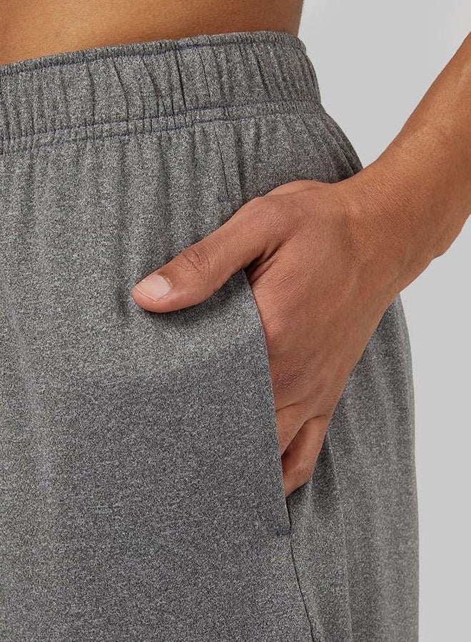 32 Degrees 32º DEGREES 32 Men's Cool Classic Sleep Short | Anti-Odor | 4-Way Stretch | Moisture Wicking, Heather Grey, L - Image 2