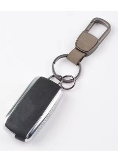 Goolsky Men Women Genuine Leather Car Key Chain Frosted Key Ring Waist Hanging Key Holder Business Key Chains Fashion 2 Rings  - Image 2
