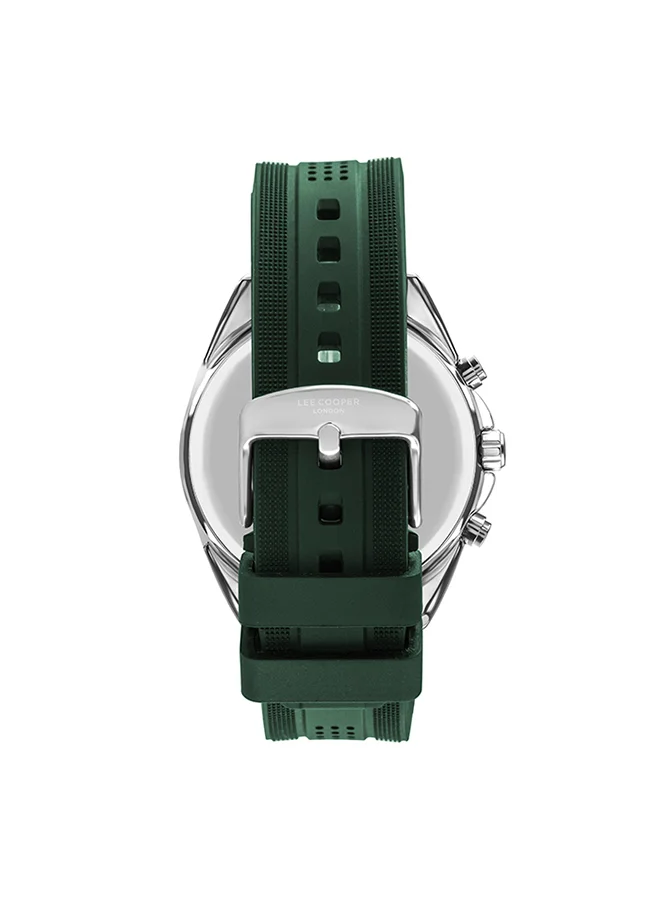 Lee Cooper Men's Silicone Multi Function Watch LC07527.377 - 44 mm