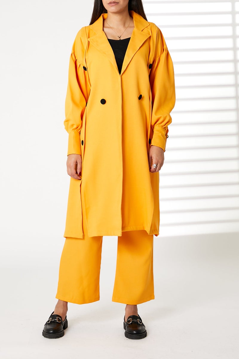 Moistreet Barbie Crepe Trench Coat Set - Image 5