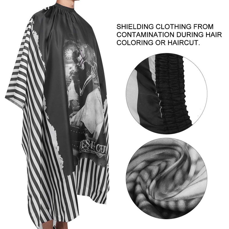 woobles Hair Capes，Professional Barber Cape， Adjustable Hairdressing Salon Haircut Apron for Stylists and Barbers - Image 4