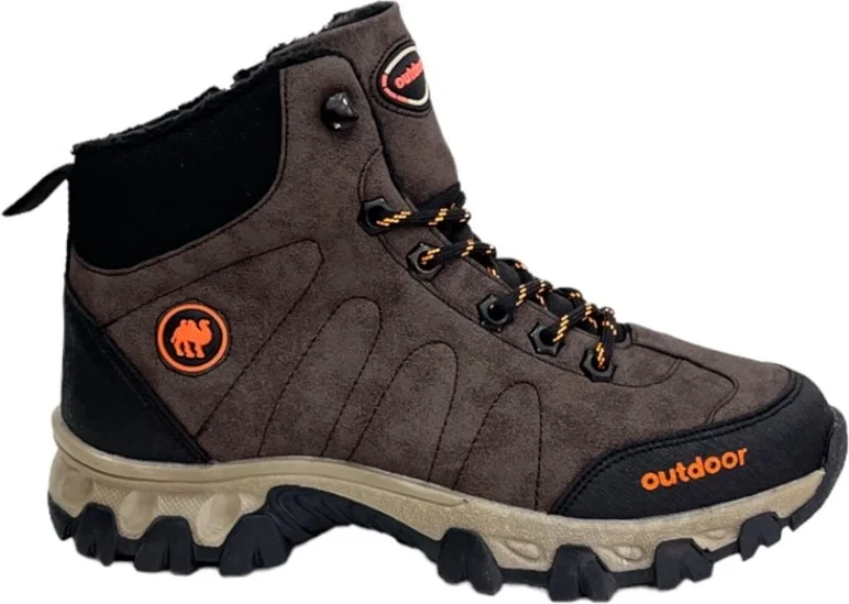 Liger Cold Proof Unisex Long Outdoor Trekking Boots Shoes BROWN