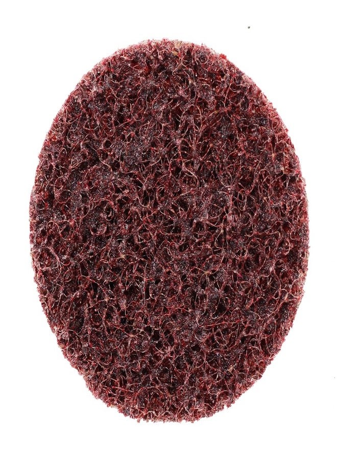 BHA 2" Black Hawk Red Surface Conditioning Quick Change Discs Medium Prep Pad - 25 Pack - Image 3