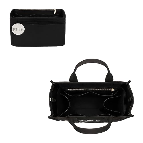 ETTP Purse Organizer Insert For Handbags, Tote Bag Organizer Insert, Compatible with MJ Tote and Onthego(X-Large, Black) - Image 1