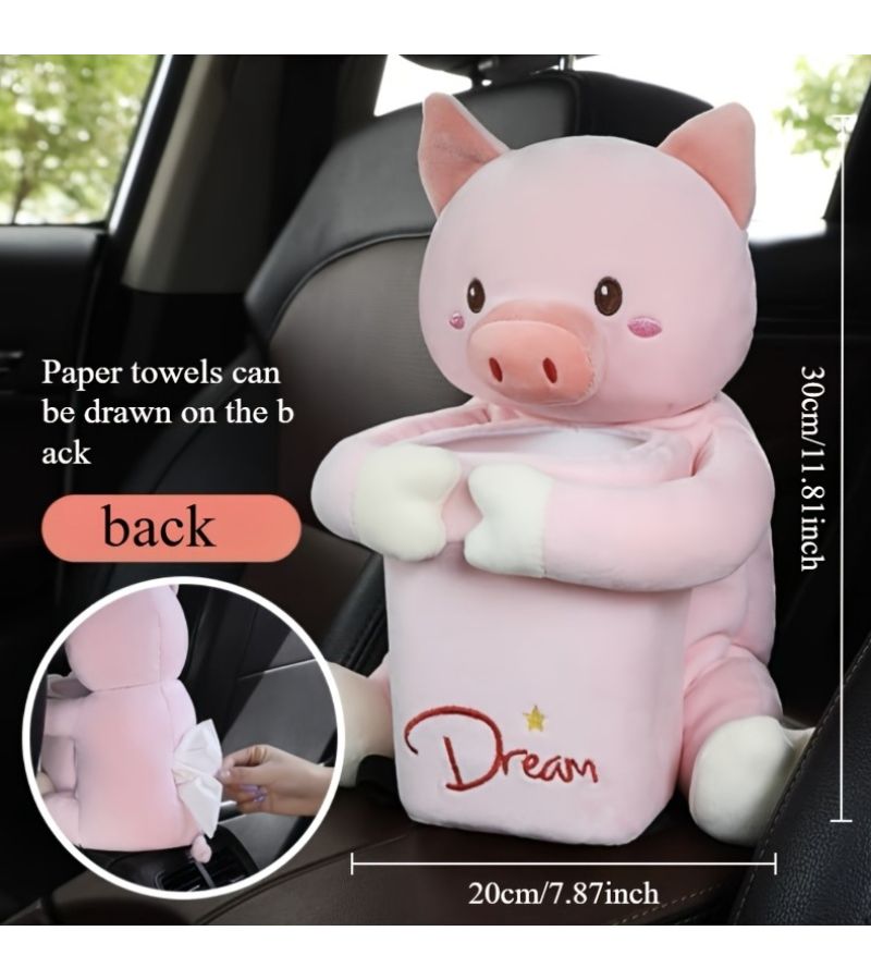 Purple Monkey Car Trash Can And Tissue Box 2 In 1 Combo For Hanging Use - Image 2