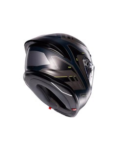 AGV K6 S ENHANCE MATT GREY/YELLOW FLUO - MOTORBIKE FULL FACE HELMET E2206  - Image 2