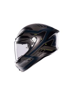 AGV K6 S ENHANCE MATT GREY/YELLOW FLUO - MOTORBIKE FULL FACE HELMET E2206  - Image 3