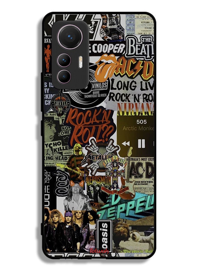 Tolwak Xiaomi 12 Lite Protective Case Cover Long Live Rock N Roll - Image 2