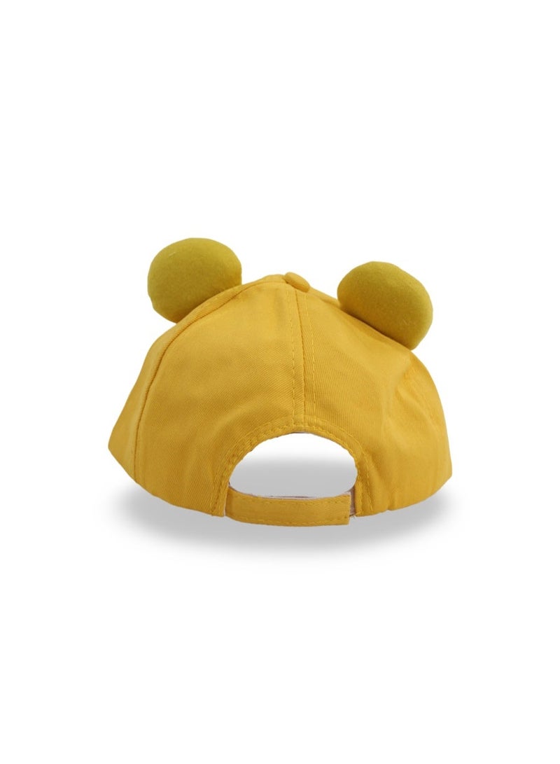 Fancy Unisex Cotton Cap – Bear Design - Image 2