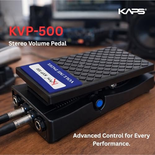 KAPS KVP-500 Universal Stereo Volume Pedal for Keyboard, Synthesizer, Digital Piano & OCTAPAD | Passive, No Power Required | Smooth Performance Control Pedal | Durable Non-Slip Design - Image 3