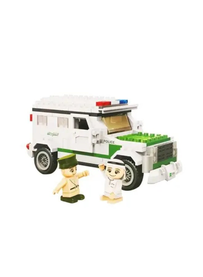 BanBao سيارة شرطة عربية 230 قطعة - Image 2